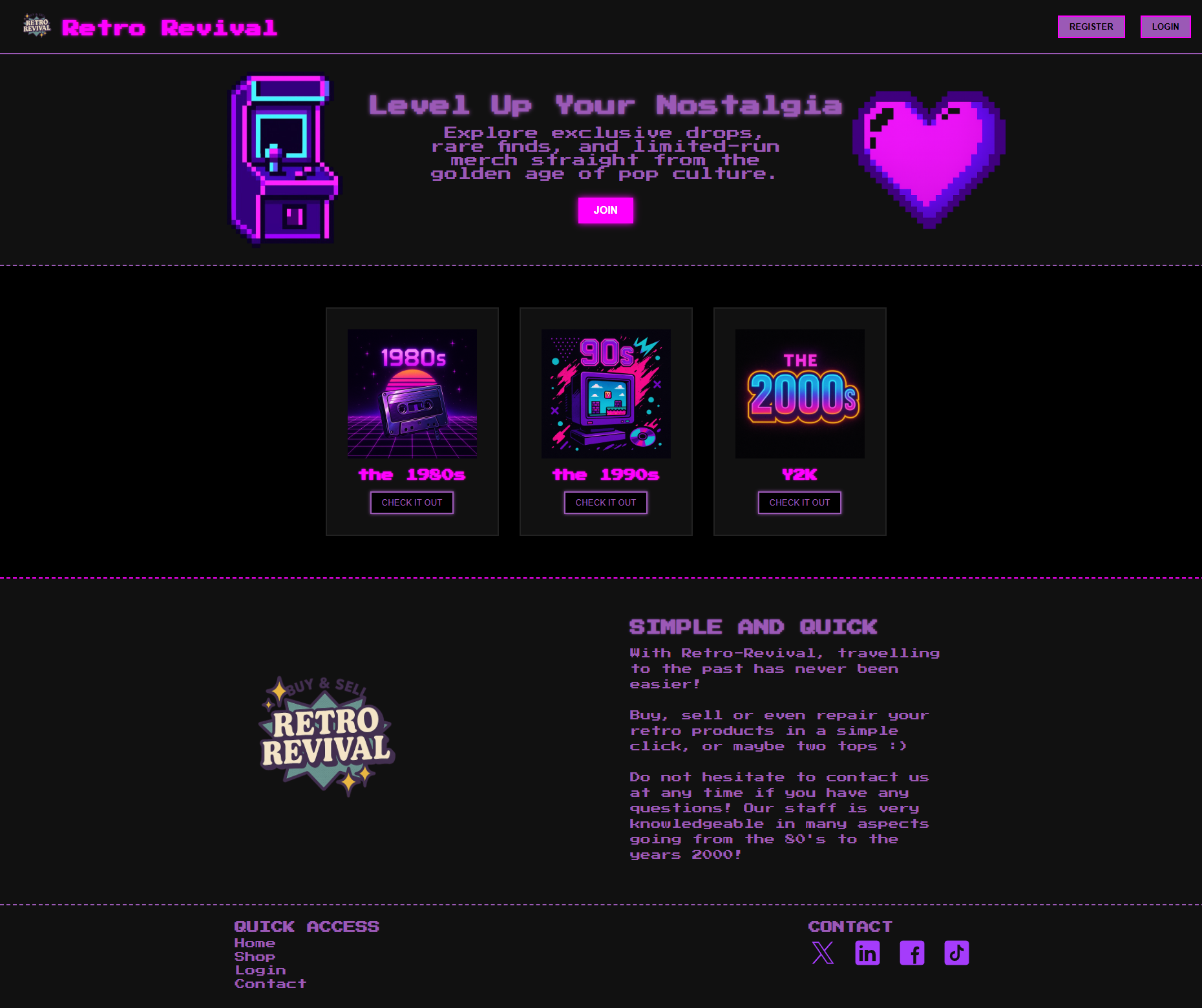 Projet Retro Revival